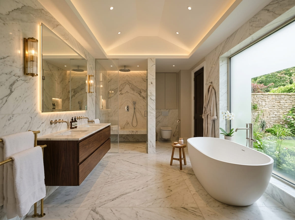 Custom Bathroom Renovation in Orchard